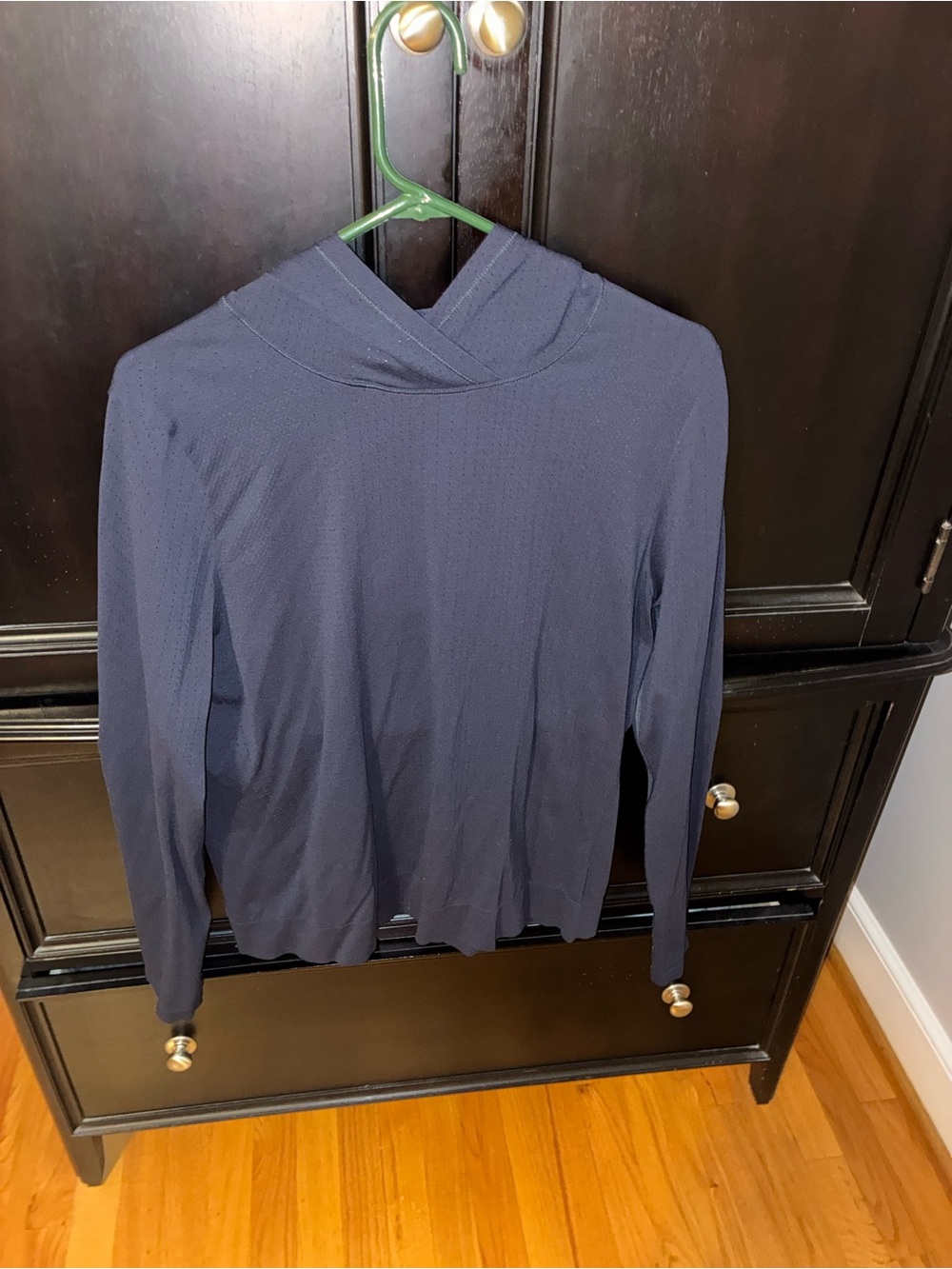 Athleta Navy Crewneck Performance Sweater